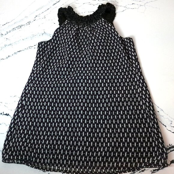 Blouse Sleeveless Top XS Max Studio chiffon shell - Picture 8 of 8